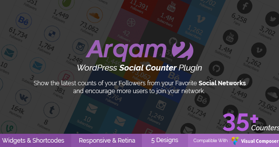 Plugin truy cập xã hội cho WordPress – Arqam