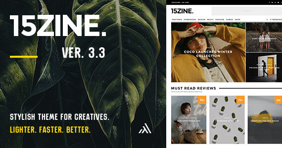 15Zine | Magazine Newspaper Blog News WordPress Theme