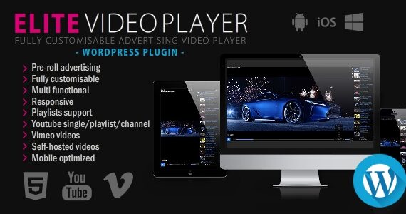 Elite Video Player – WordPress plugin
