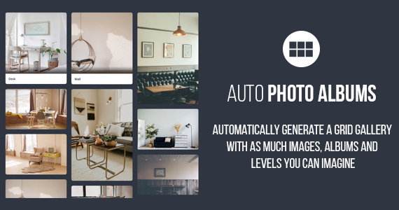 Album ảnh tự động – Thư viện lưới hình ảnh đa cấp jQuery