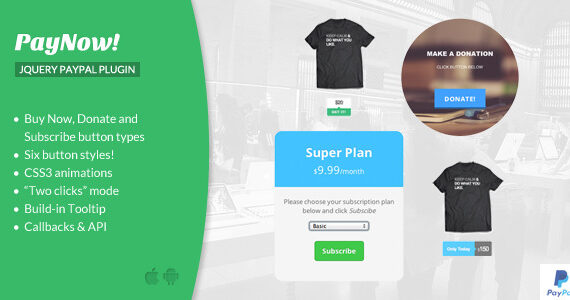 Thanh toán ngay!  – Plugin PayPal của jQuery