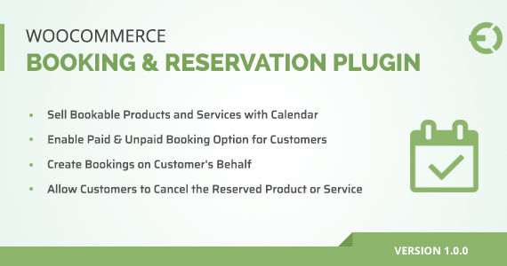 Plugin đặt chỗ và đặt chỗ WooC Commerce