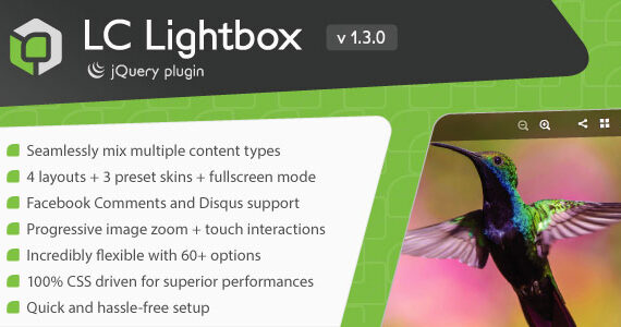Hộp đèn LC – Plugin jQuery cao cấp