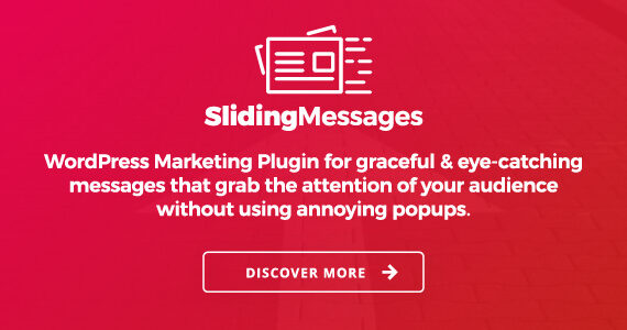 Plugin tiếp thị WordPress – Tin nhắn trượt