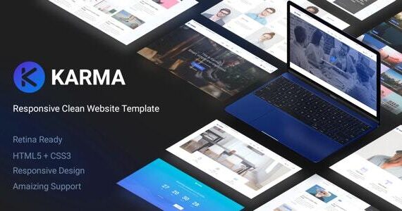 Karma – Responsive Clean Website Template