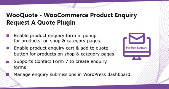 WooQuote – Yêu cầu sản phẩm WooC Commerce & Yêu cầu plugin báo giá