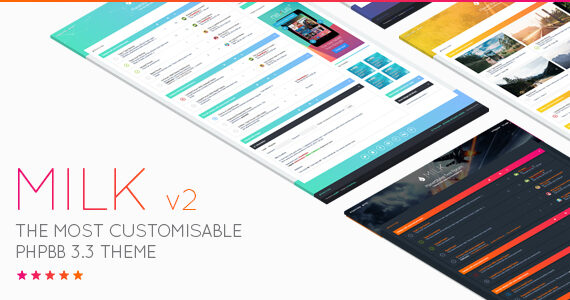 Milk – Multipurpose Responsive phpBB 3.3 Theme